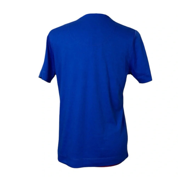 NWOT Royal blue short sleeve t-shirt hummingbird embroidery blue  crystals 10-12 - Picture 4 of 7